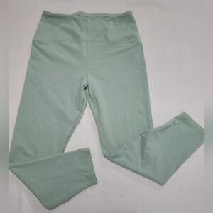 A New Day Women's High-Waisted Mint Green Gym Leggings - Size XL Activewear Yoga